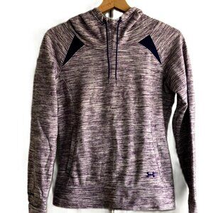 Under Armour Storm Fleece Hoodie Women’s Size Small Gray Space Dye -Comfortable!